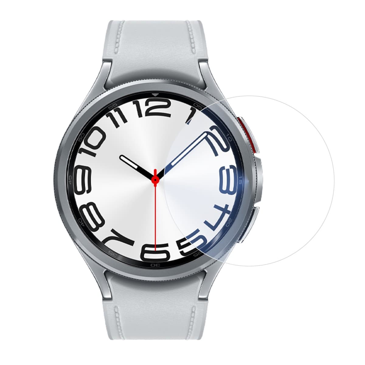 Folie Securizata pentru Samsung Galaxy Watch6 Classic 47mm, Flippy, Sticla de Protectie Compatibila cu Samsung Galaxy Watch6