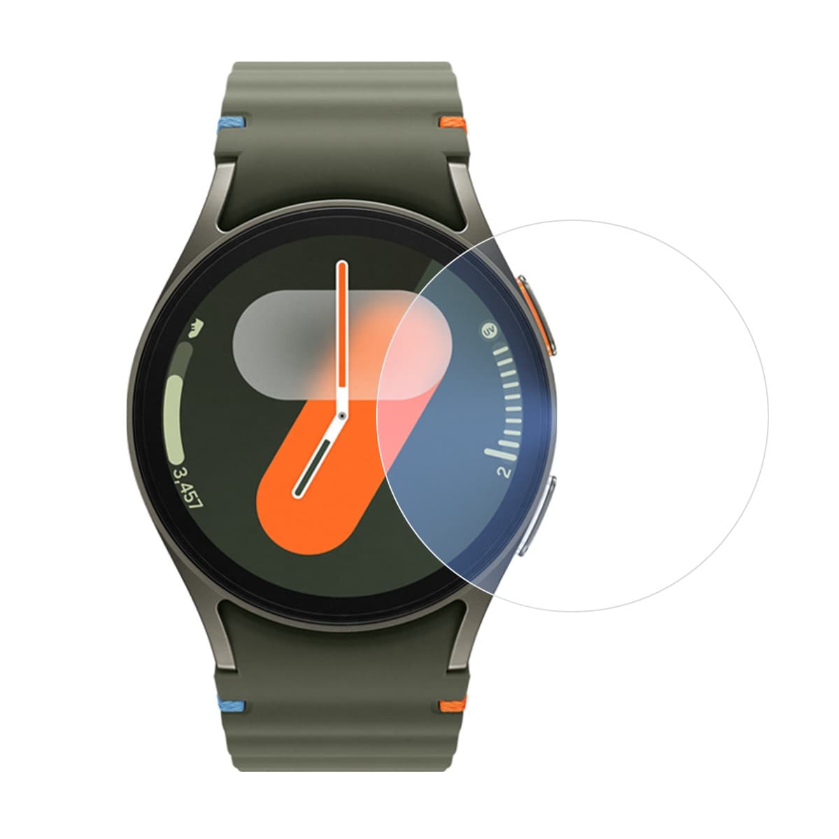 Folie Securizata pentru Samsung Galaxy Watch7 Classic 47mm, Flippy, Sticla de Protectie Compatibila cu Samsung Galaxy Watch7