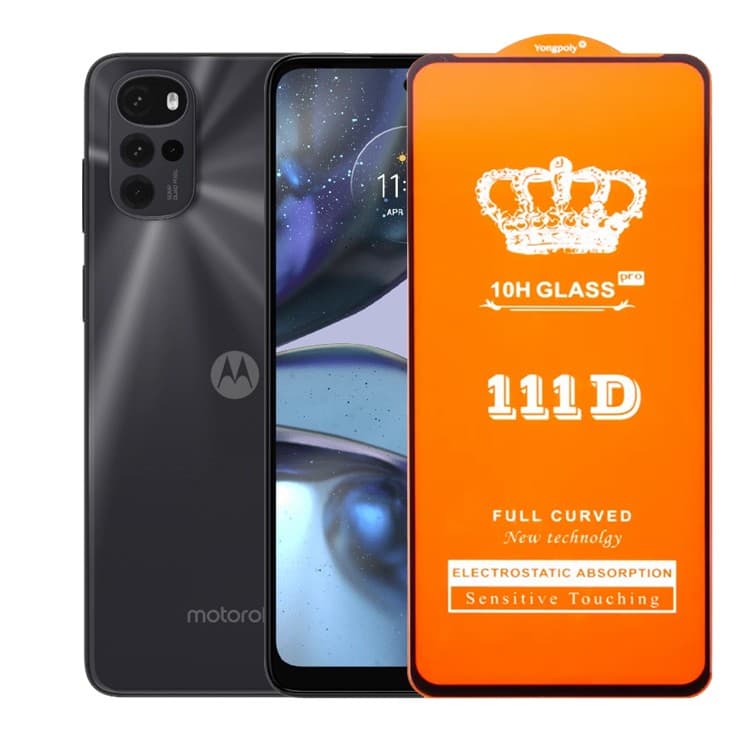 Folie Sticla Securizata pentru Motorola Moto G22, Flippy, Sticla de Protectie Compatibila cu Motorola Moto G22, Full Cover