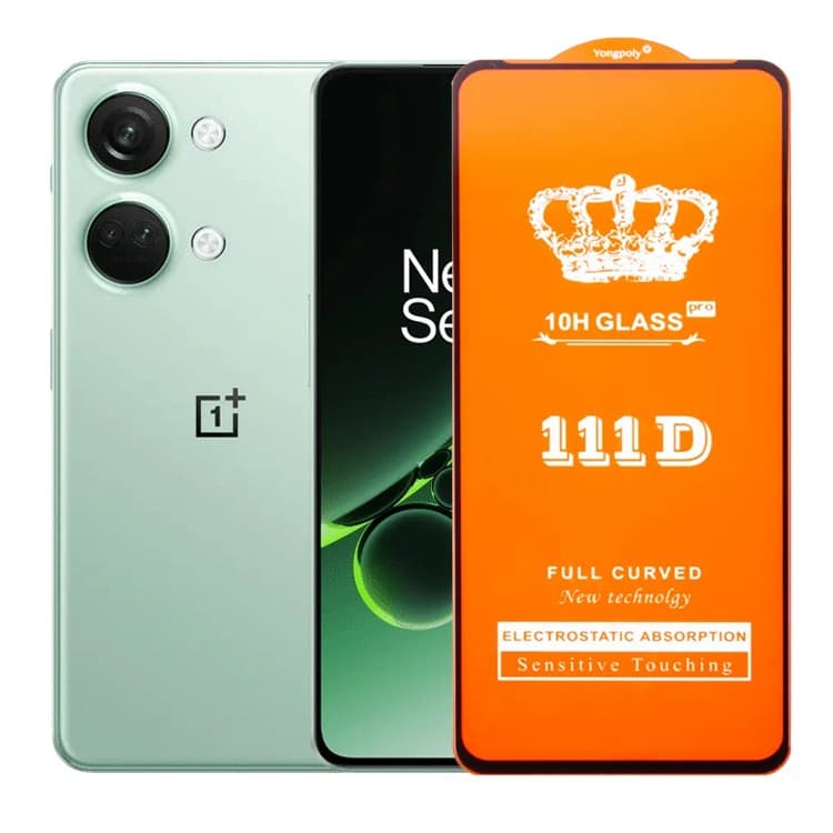Folie Sticla Securizata OnePlus Nord 3, Flippy, Sticla de Protectie Compatibila cu OnePlus Nord 3, Full Cover 111D, HD
