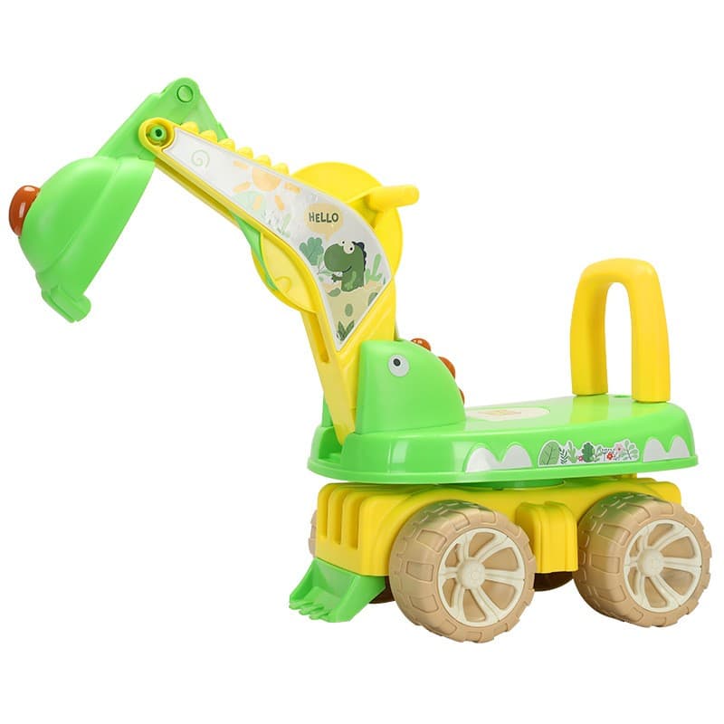 Excavator pentru Copii, Flippy, 1-3 Ani, Greutate Portanta 30 kg, Muzica si Lumini, Rotatie 360 Grade, 45 x 31 x 35 cm, 4