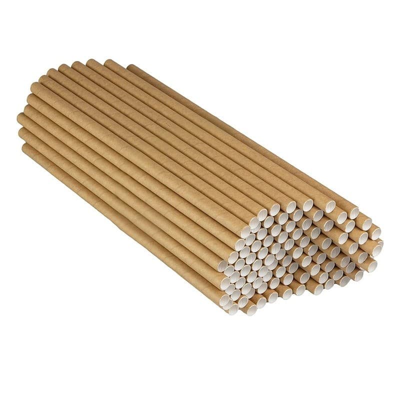 Set 100 Paie, Flippy, din Hartie, 20 cm, Model Uni, Kraft
