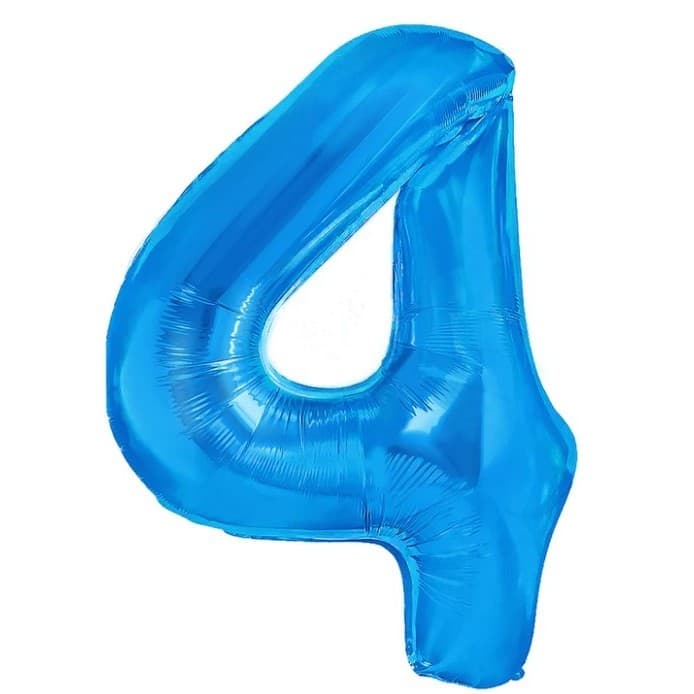 Balon din Folie Metalizata, Flippy, Figurina Cifra, Tema Aniversare 80 cm, Ambalaj Individual, Pai inclus, Umflare cu Aer