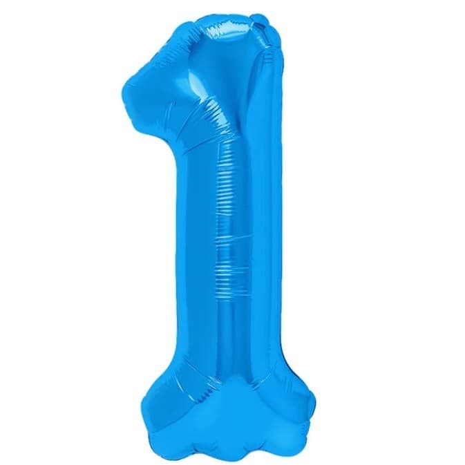 Balon din Folie Metalizata, Flippy, Figurina Cifra, Tema Aniversare 80 cm, Ambalaj Individual, Pai inclus, Umflare cu Aer
