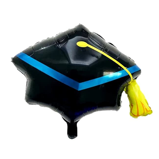 Balon din Folie Metalizata, Flippy, Figurina, Model Toca Congrats Grad, Tematica Absolvire, 56x70 cm, Ambalaj Individual