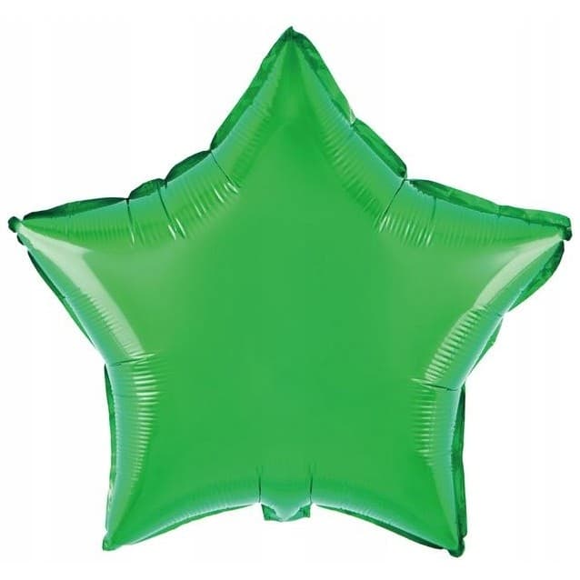 Balon din Folie Metalizata, Flippy, Figurina Stea, Model Simplu, Tematica Aniversare, 40 cm, Ambalaj Individual, Pai Inclus