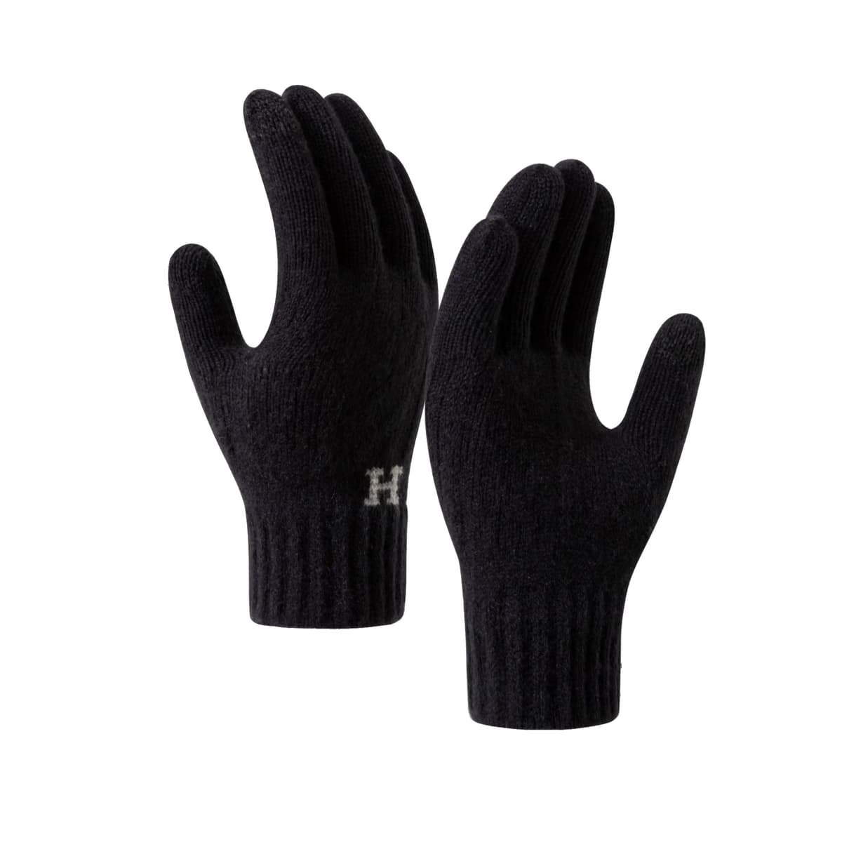 Manusi de Barbat, Flippy, Model H, Functie Touchscreen (ecran tactil), Material Acril Tricotat, Manseta Elastica, Interior