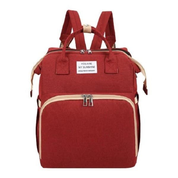 Rucsac Multifunctional pentru Mamici, Flippy, cu Patut Pliabil si Baza de Schimbat, Rezistent la Apa, Capacitate Mare, Usor