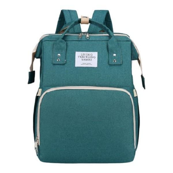 Rucsac Multifunctional pentru Mamici, Flippy, cu Patut Pliabil si Baza de Schimbat, Rezistent la Apa, Capacitate Mare, Usor