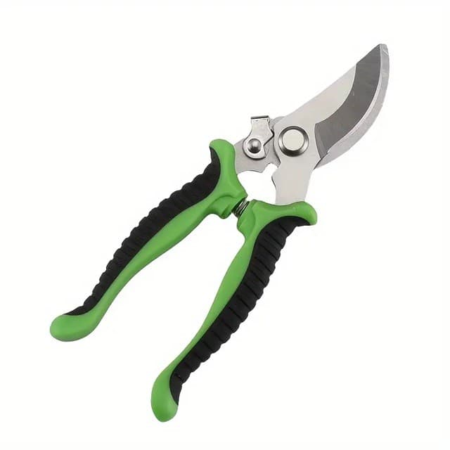 Set 4 Unelte de Gradinarit, Flippy, pentru Indepartare Spini Trandafiri si Taiere, din PVC/Otel Carbon, Rosu/Verde