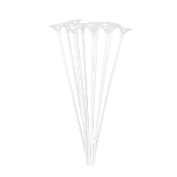 Set 10 Bete cu Rozete pentru Baloane, Flippy, Suporturi de plastic, Usor de instalat, Reutilizabil, Pentru aniversare