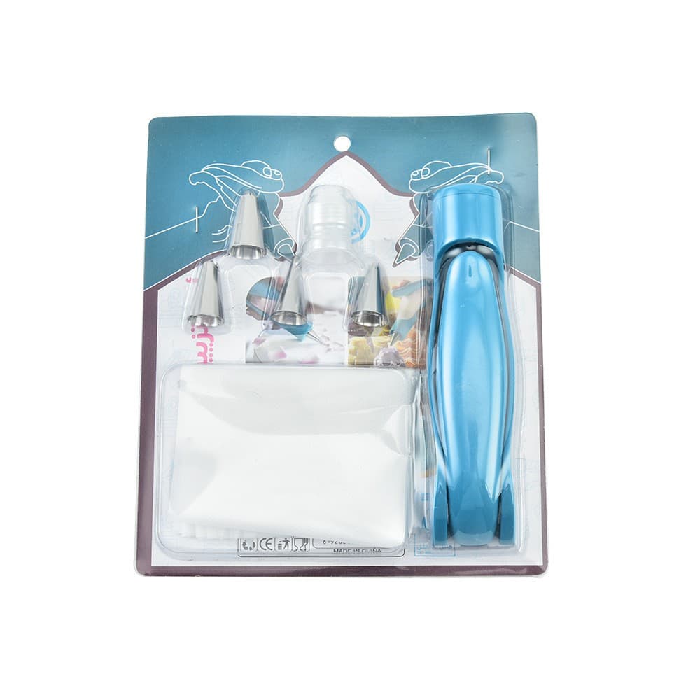 Set Accesorii Decorare Prajituri si Torturi, Flippy, 5 Capete pentru Modele, 21.7x18.8 cm, Ustensila Manuala pentru Ornare