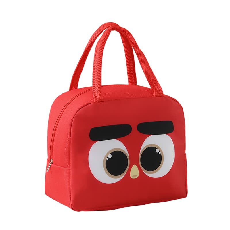Geantă Frigorifică, Flippy, cu Desene Animat, Portabilă pentru Copii, de Prânz, din Pânză Oxford, 22x14x19 cm, Model Pasare