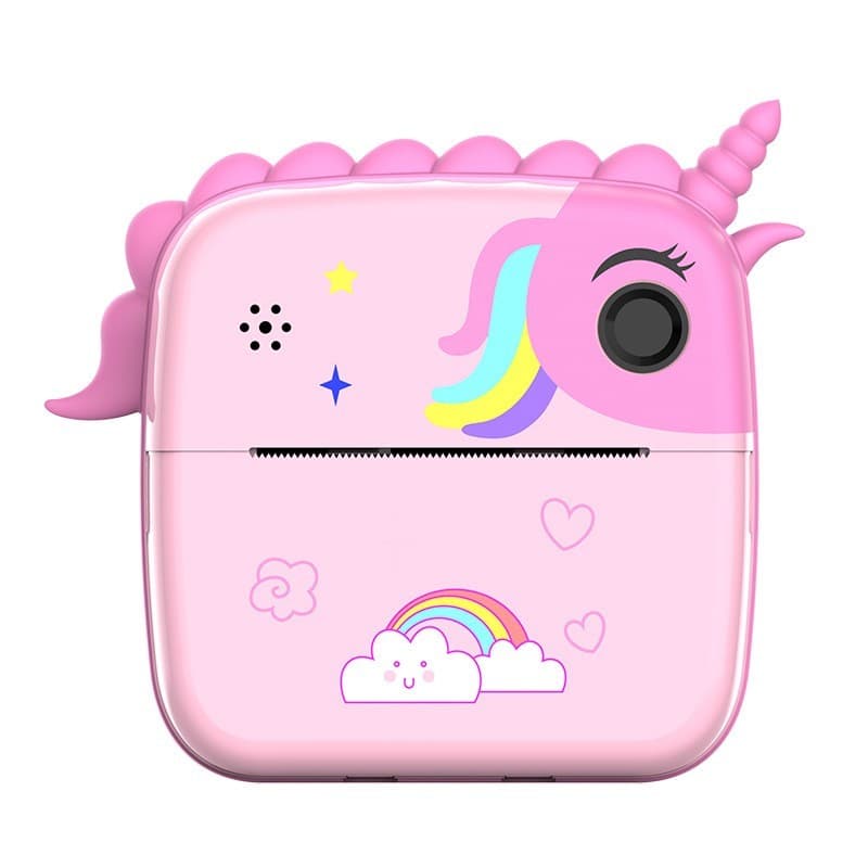 Camera Instantanee pentru Copii, Flippy, Camera Frontala + Selfie, cu Functie de Printare, Cablu USB-C, Bluetooth