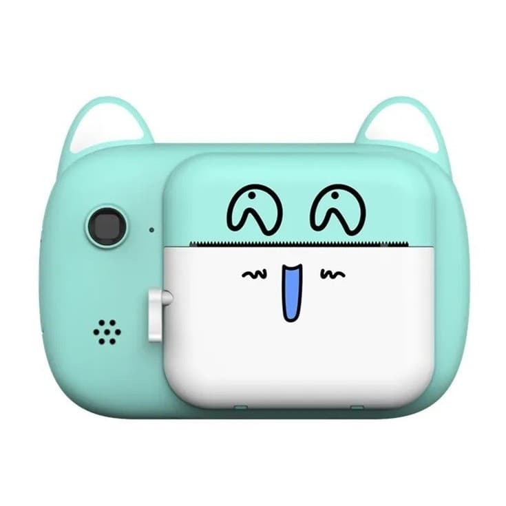 Camera Instantanee pentru Copii, Flippy, Camera Frontala + Selfie, cu Functie de Printare, Cablu USB-C, Bluetooth
