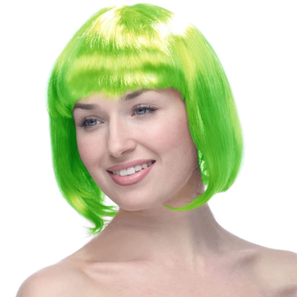 Peruca Cosplay, Flippy, Tunsoare Bob cu Breton, pentru Carnaval, Halloween, Petreceri Tematice, din PET, Marime Universala