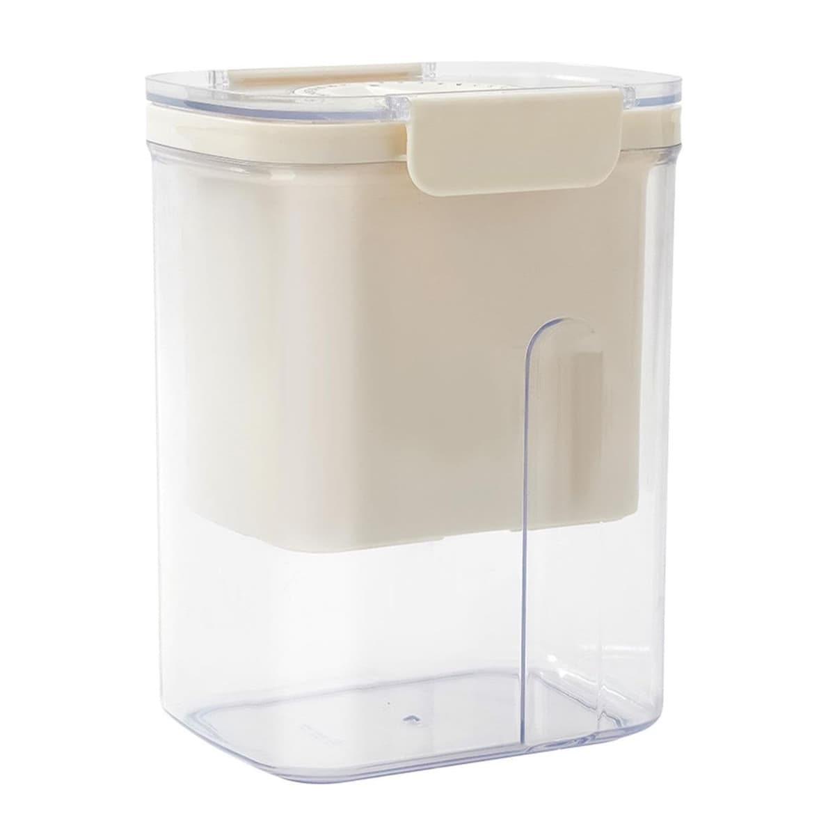 Kit Presa Pentru Branza, Flippy, Filtru de Iaurt, Strecuratoare de Iaurt Grecesc, Filtru de lapte, 18x9.7x13 cm, Alb