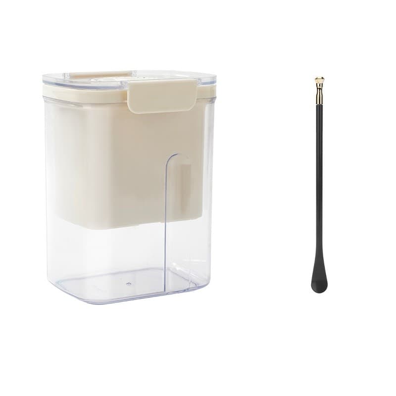 Kit Presa Pentru Branza, Flippy, Filtru de Iaurt, Strecuratoare de Iaurt Grecesc, Filtru de lapte, 18x9.7x13 cm, Lingura