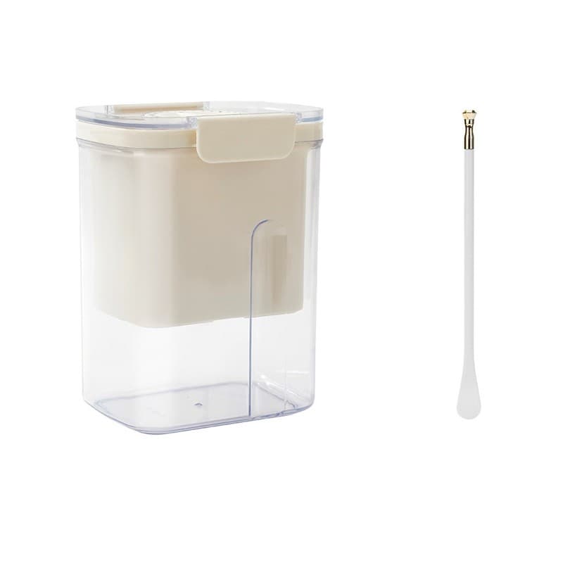 Kit Presa Pentru Branza, Flippy, Filtru de Iaurt, Strecuratoare de Iaurt Grecesc, Filtru de lapte, 18x9.7x13 cm, Lingura
