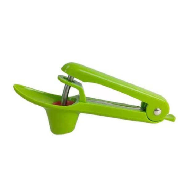 Dispozitiv de Scos Samburi, Flippy, Manual, cu 1 Gaura, pentru Cirese/Masline, 20.5 x 3.8 x 13 cm, din ABS+Otel Inoxidabil