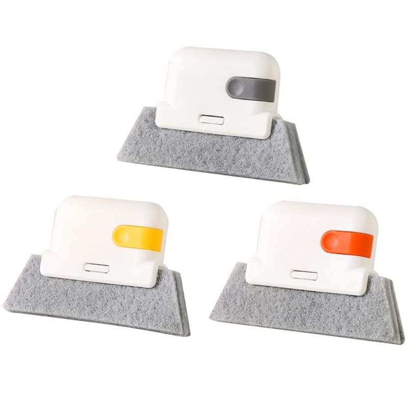 Perii de Curatat 2 in 1, Flippy, Perii pentru Canalele din Ferestre si Usi, Perii pentru Colturi Moarte, pentru Geamuri