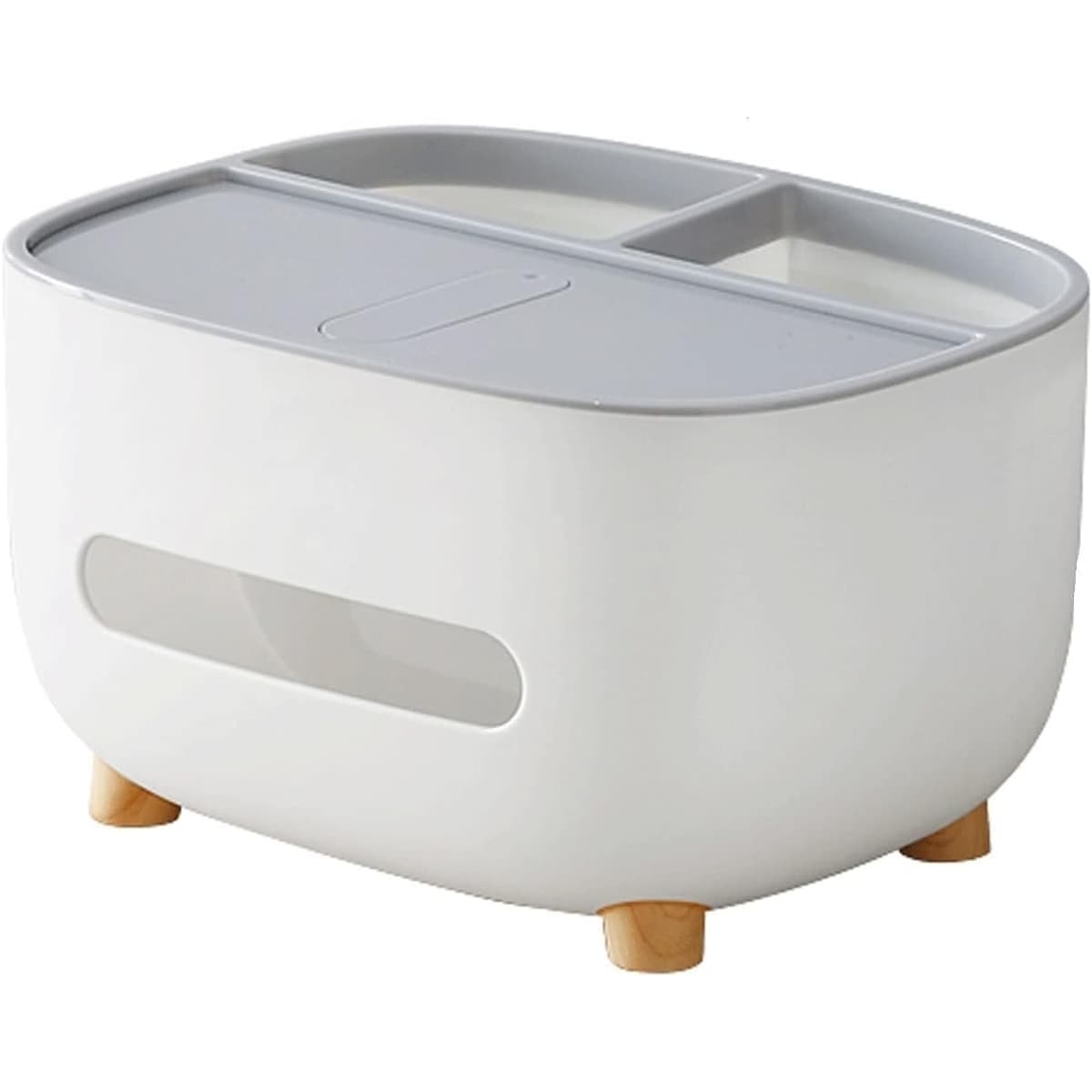 Suport pentru Servetele, Flippy, Cutie Multifunctionala, Design Minimalist, ABS, cu Suport pentru Obiectele Personale