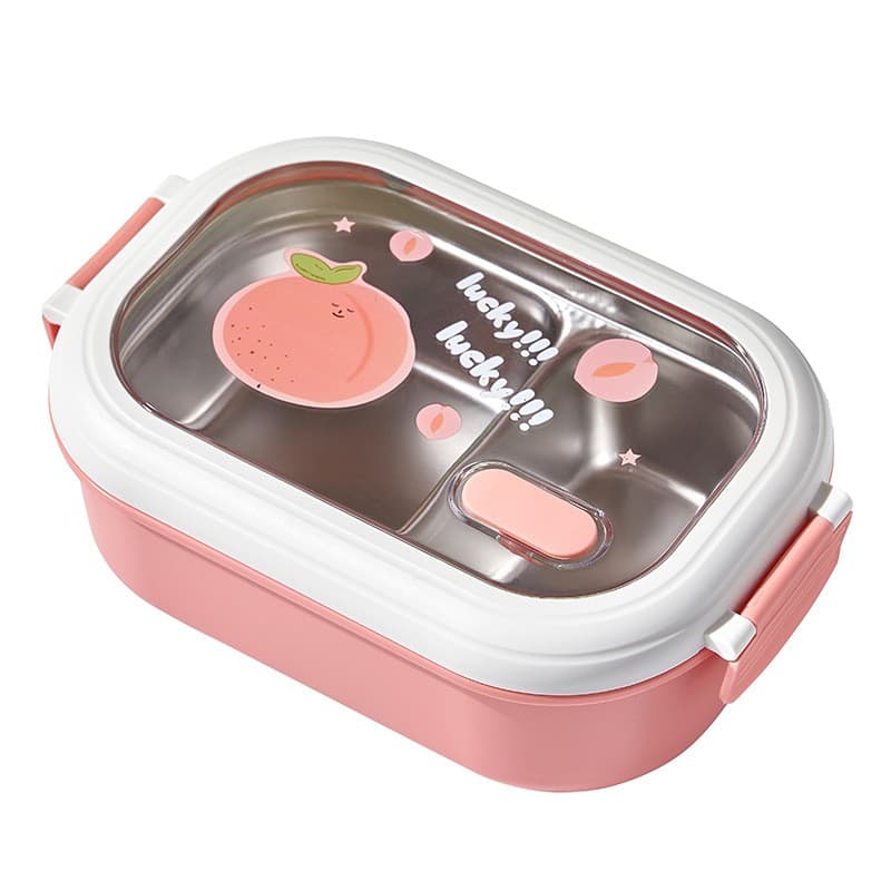 Cutie pentru Pranz sau Gustari, Flippy, cu Doua Compartimente, pentru Copii si Adulti, Etansare, PP, Perfect pentru Scoala