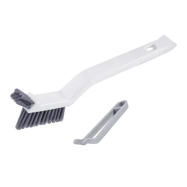 Perie 3in1 de Curatat Podele si Rosturi, Flippy, Lungime Maner 28 cm, Peri din PP, Otel si Plastic, Cleste pentru Scame si