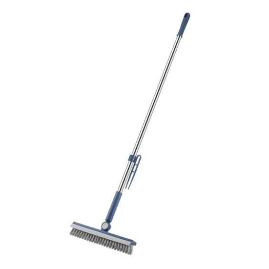 Perie de Curatare pentru Podele si Rosturi, Flippy, Lungime Maner 105 cm, Capat Pivotant 180 Grade, Peri din PP, Otel si