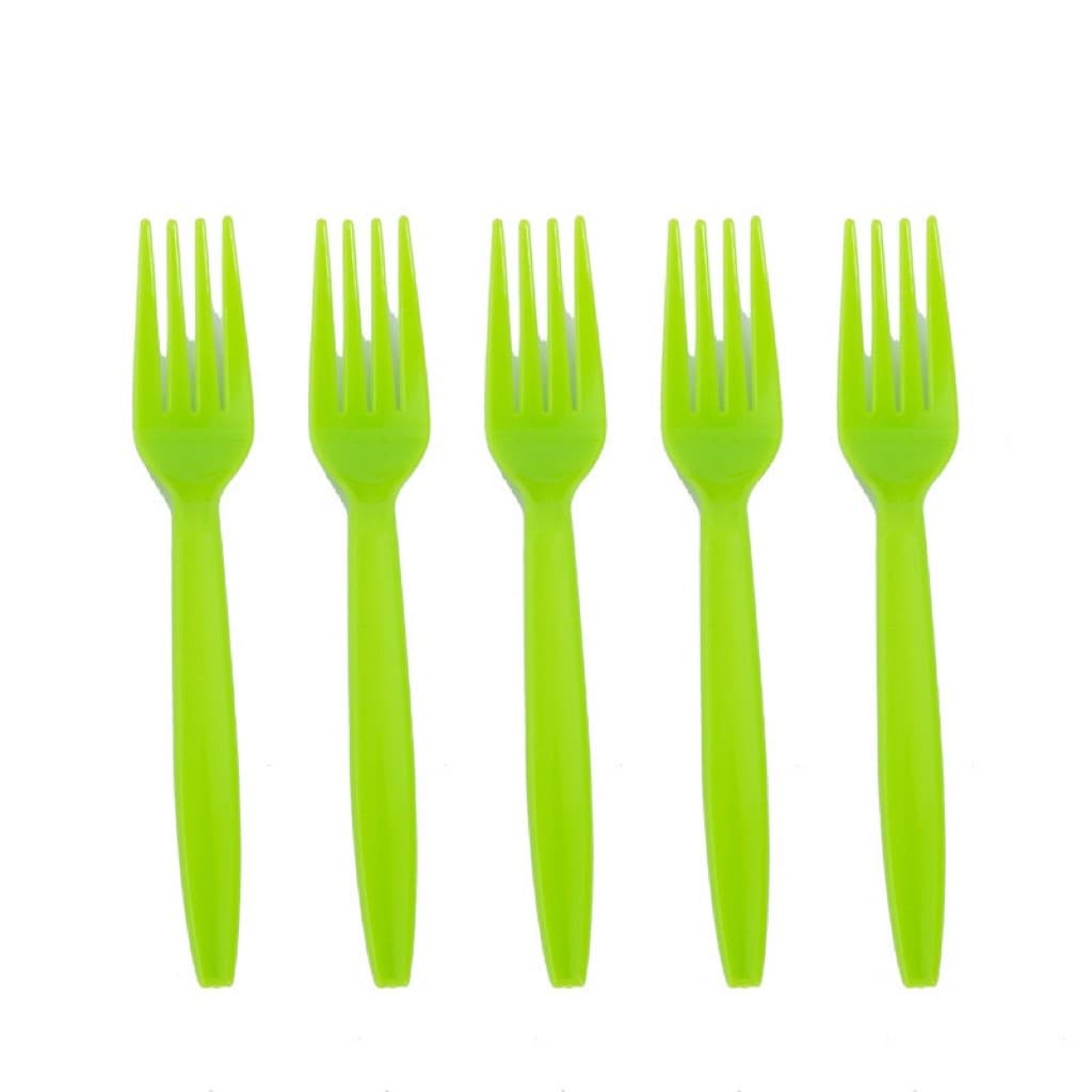 Set 10 Furculite de Unica Folosinta, Flippy, Colectia Dino Park, 15.5 x 2.5 cm, din Plastic PE, Multicolor