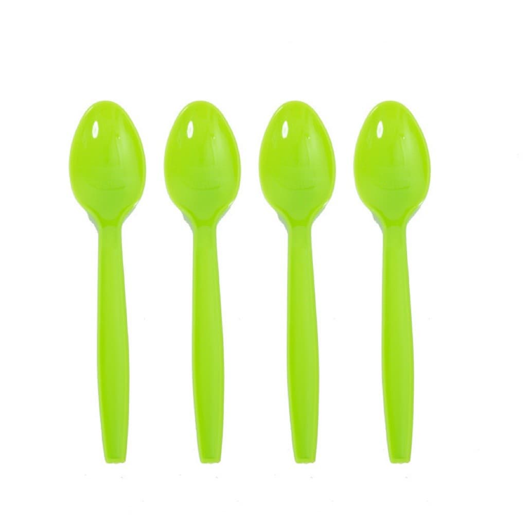 Set 10 Linguri de Unica Folosinta, Flippy, Colectia Dino Park, 15 x 3.3 cm, din Plastic PE, Multicolor