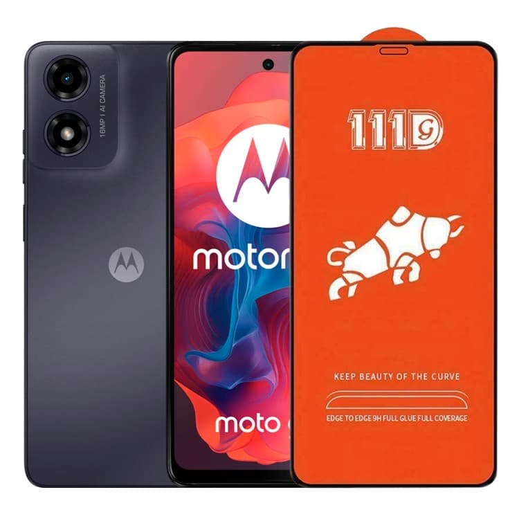 Folie Sticla Securizata pentru Motorola Moto G04, Flippy, Sticla de Protectie Compatibila cu Motorola Moto G04, Full Cover