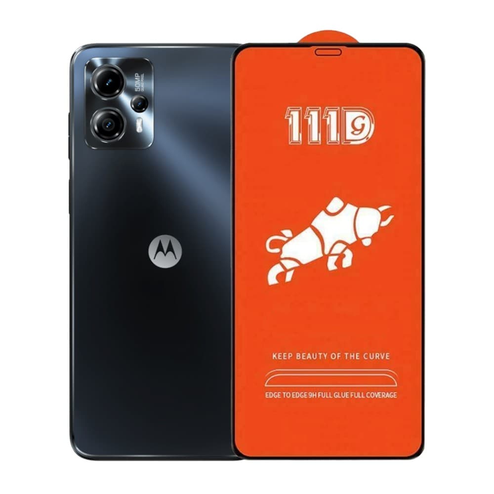 Folie Sticla Securizata pentru Motorola Moto G13, Flippy, Sticla de Protectie Compatibila cu Motorola Moto G13, Full Cover