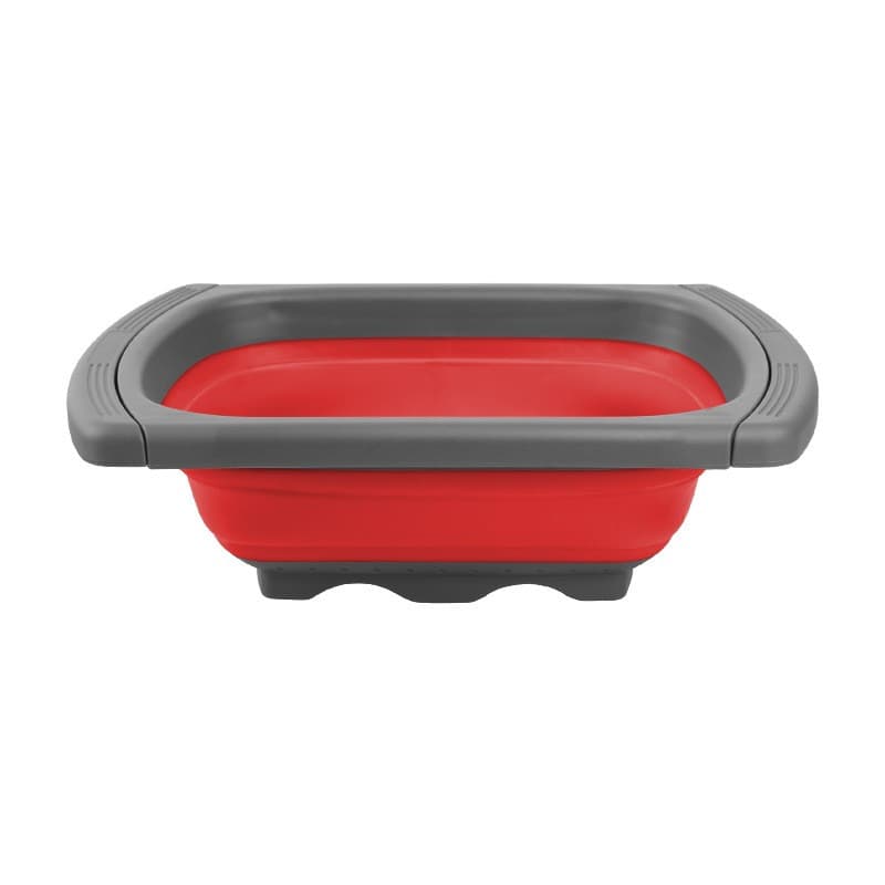 Cos de Scurgere Retractabil pentru Chiuveta, Flippy, cu Filtru, pentru Fructe si Legume, de Uz Casnic, 39x12 cm, Design