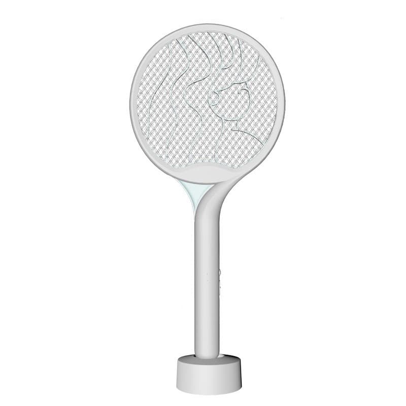 Paleta Electrica pentru Tantari, Muste si Tantari 2in1, Flippy, Reincarcabila, Incarcare USB, 2600V, Plastic, Casa si