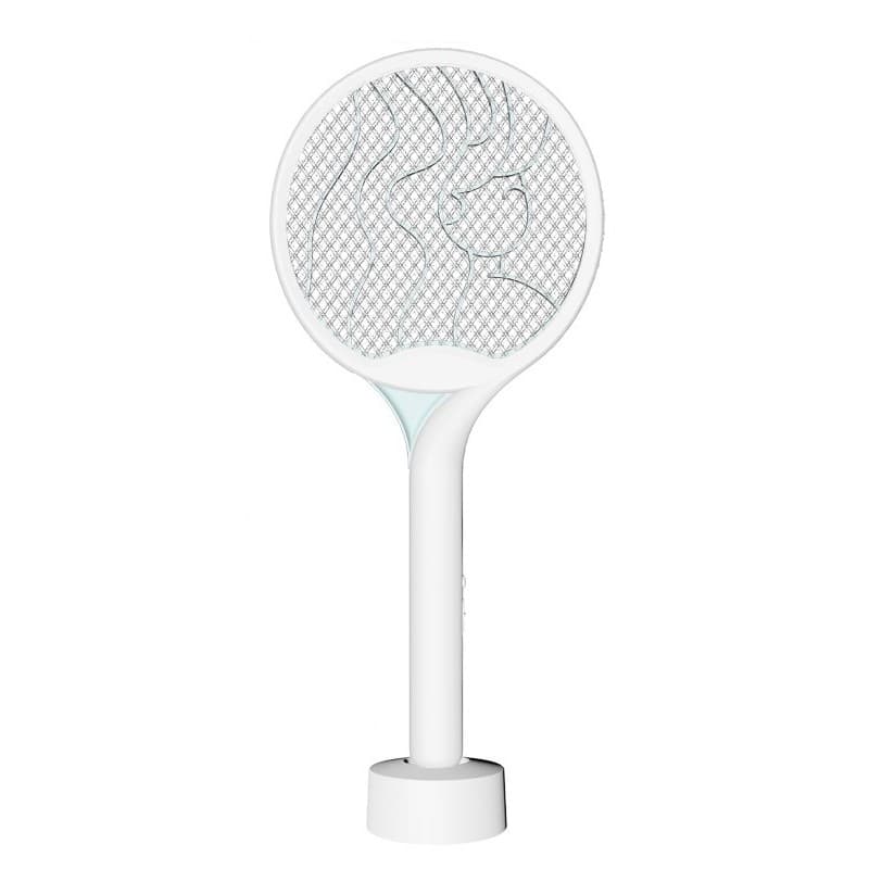 Paleta Electrica pentru Tantari, Muste si Tantari 2in1, Flippy, Reincarcabila, Incarcare USB, 2600V, Plastic, Casa si