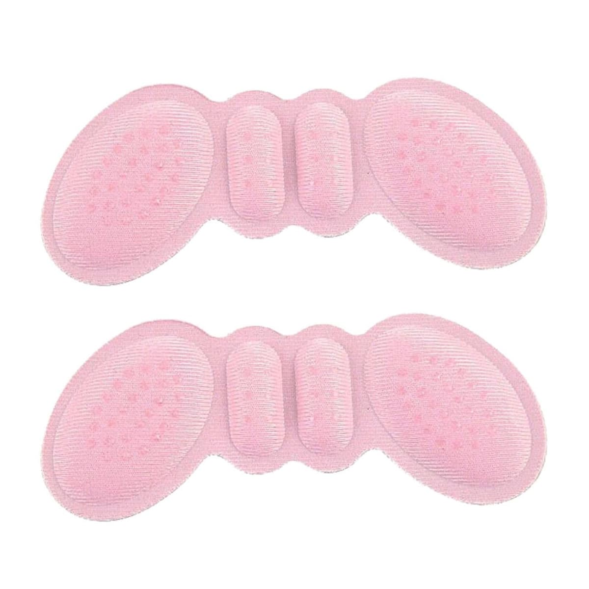 Set 2 Branturi cu Pernute pentru Calcai, Flippy, Suport Interior pentru Incaltaminte, Marime Universala, Aderent pe Piele, Roz