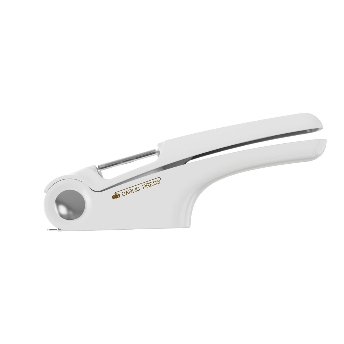Presa Multifunctionala pentru Usturoi 4in1, Flippy, Presa, Feliator, Desfacator de Borcane, Curatator Fructe/Legume, 22 x