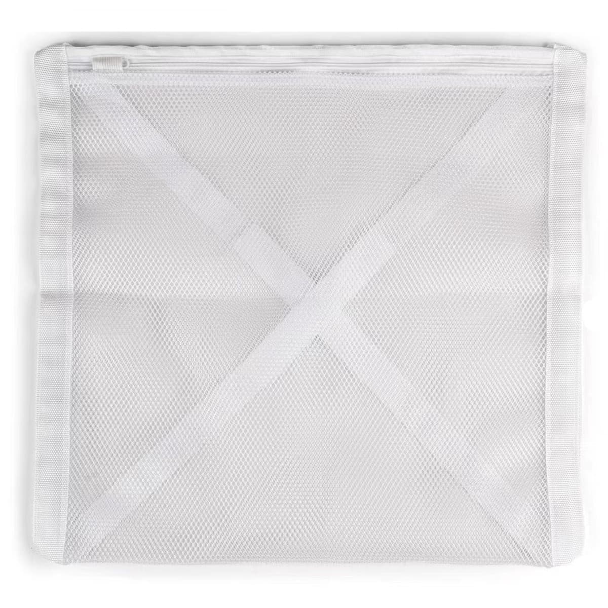 Sac pentru Spalare Incaltaminte, Flippy, Dimensiuni Mari, pentru Masina de Spalat, 40x40x1 cm, Alb
