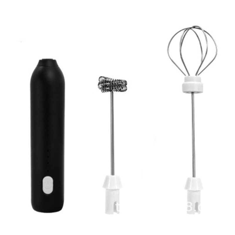 Mixer Spuma Lapte, Flippy, Electric cu Incarcare USB, Bauturi Calde/Reci, Maner Izolat Termic, Otel Inoxidabil, pentru