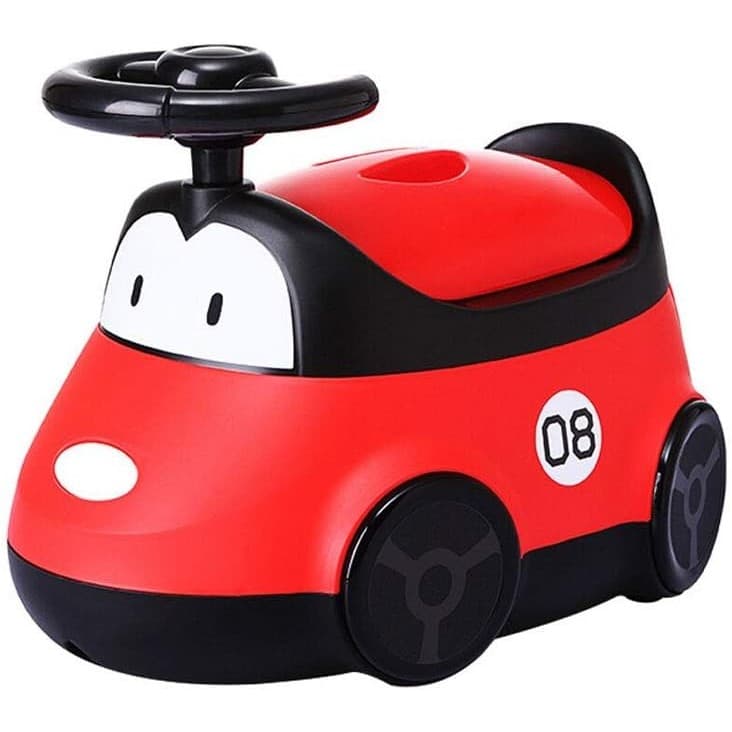 Olita pentru Copii, Flippy, +1an, Portabila, Design Masinuta cu Capac, Model Prietenos, Non-Toxic, Compartiment Detasabil
