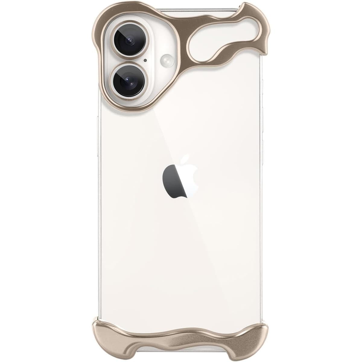 Husa Metalica Compatibila cu iPhone 16, Flippy, Protectie pentru Colturile Telefonului si Camera, Aliaj, Antisoc