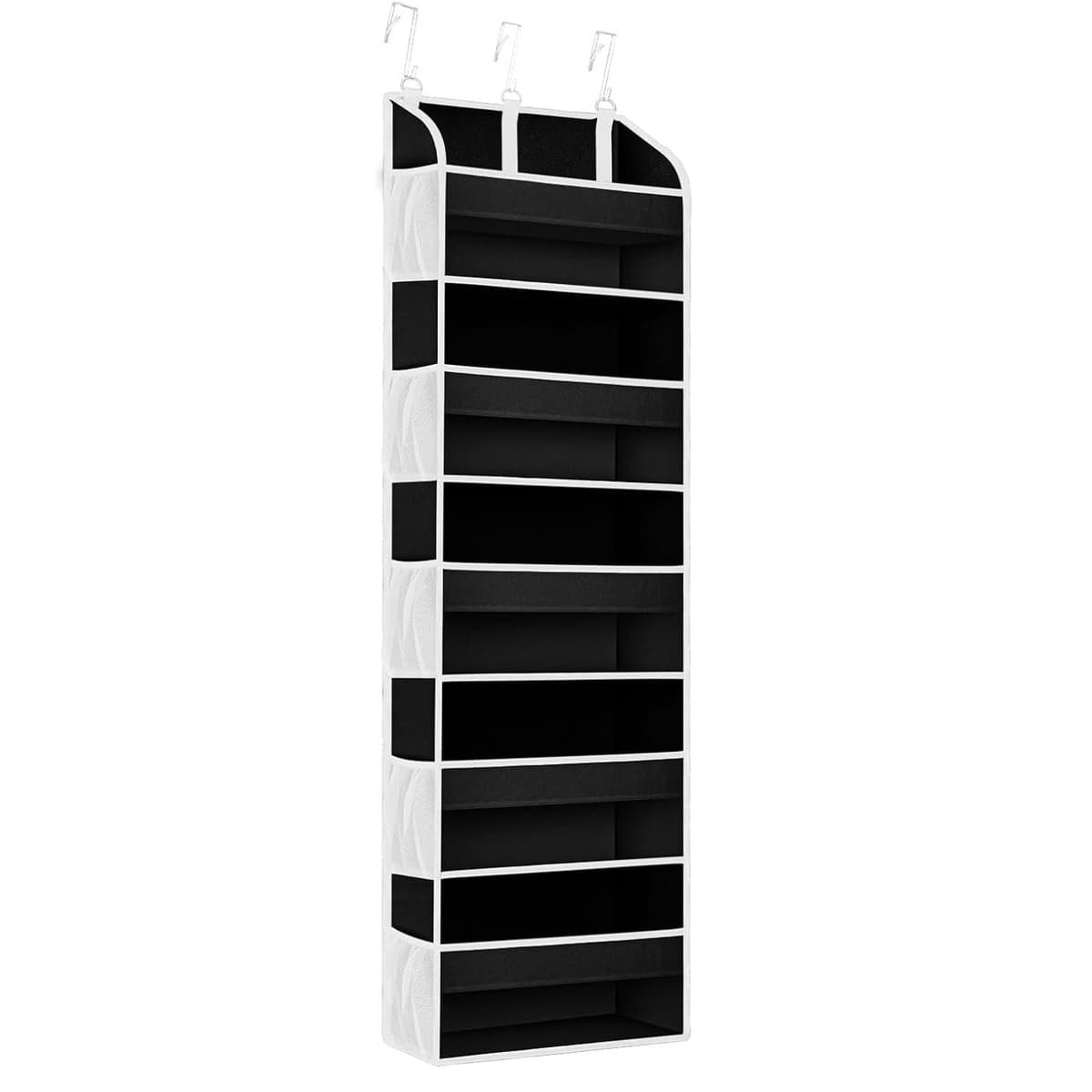 Organizator Suspendat pentru Usi, Flippy, din Nailon si Plasa, Baza de Carton Ingrosat, 5 Buzunare Principale + 10 Buzunare