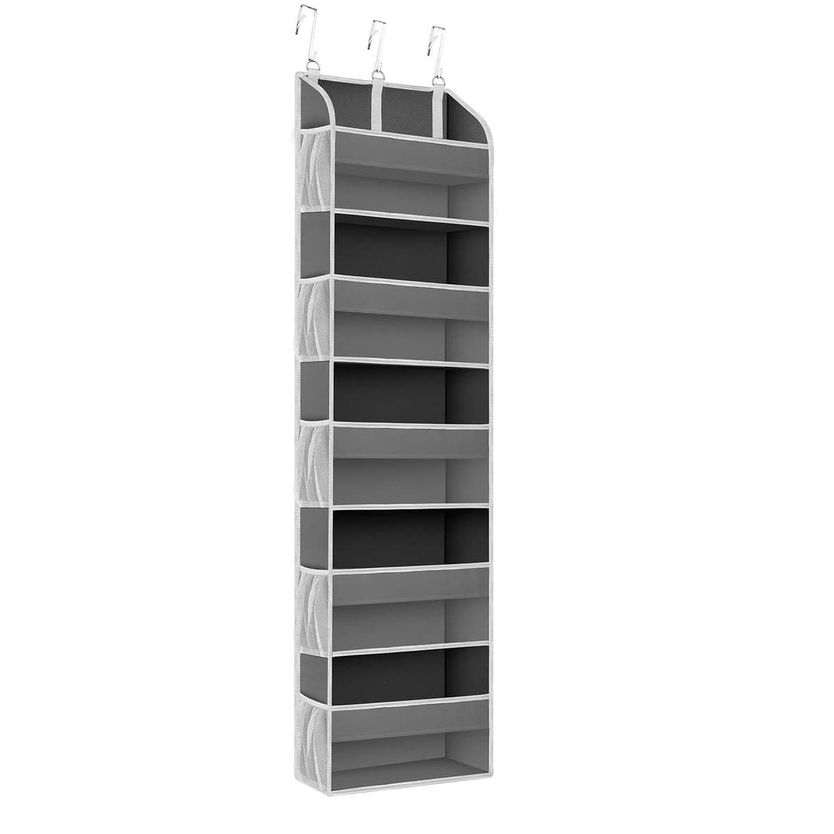 Organizator Suspendat pentru Usi, Flippy, din Nailon si Plasa, Baza de Carton Ingrosat, 5 Buzunare Principale + 10 Buzunare