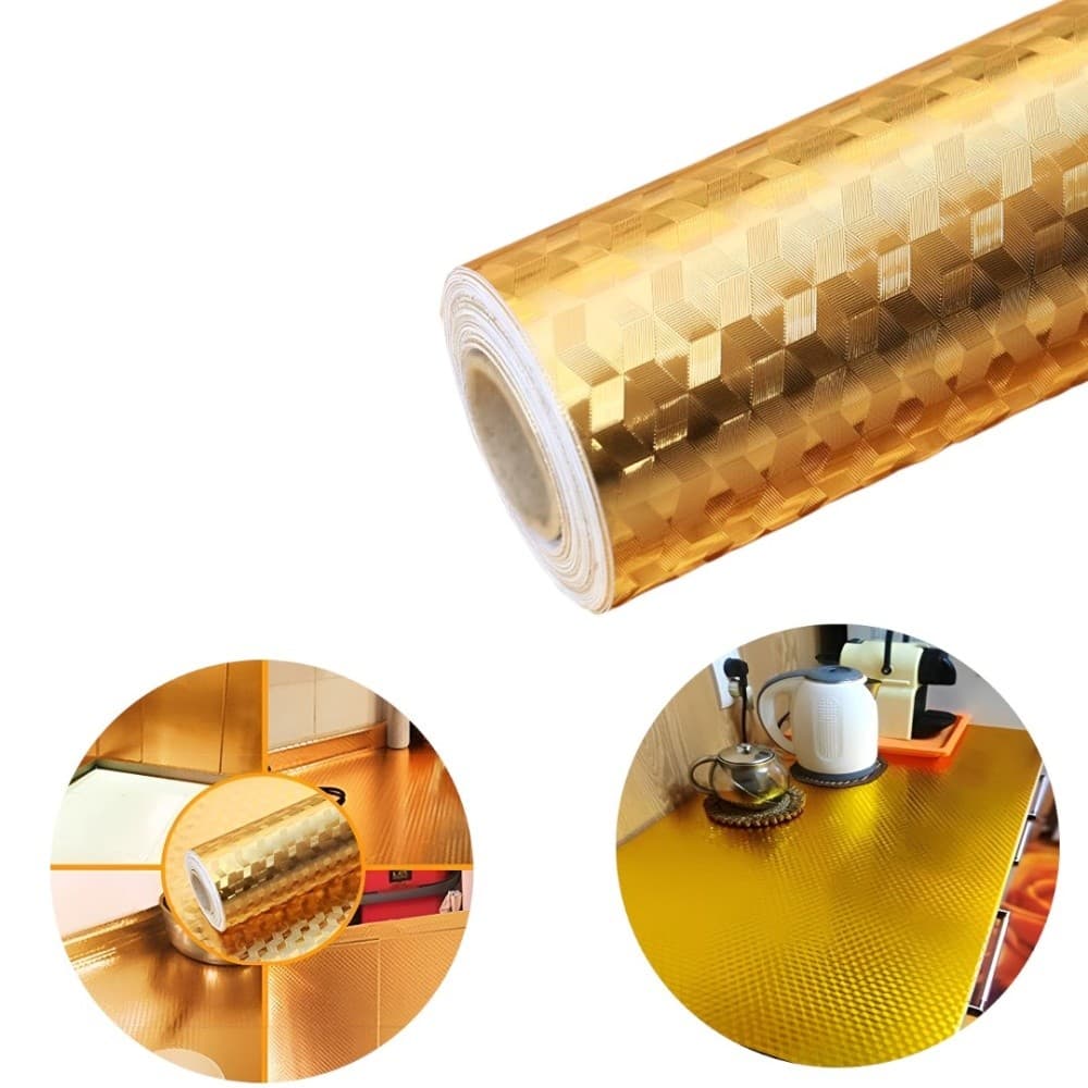 Autocolant de Bucatarie, Flippy, Autoadeziv, Impermeabil, Rezistent la Temperaturi Ridicate, din PVC, 60 x 100 cm, Model Cub