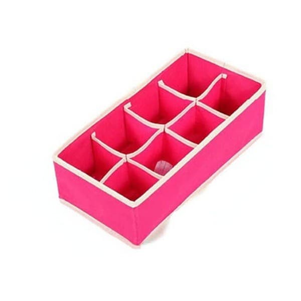 Cutie De Depozitare, Flippy, Pentru Lenjerie, Sosete Si Sutiene, Material Textil, 8 Compartimente, 32 x 16 x 10 cm, Culoare