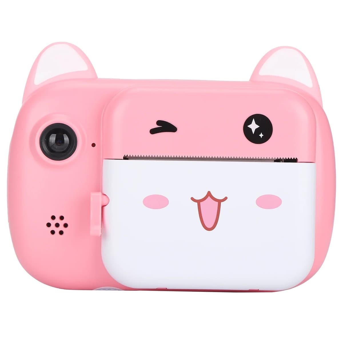 Set Camera Instantanee pentru Copii, Flippy, Camera Selfie, Ecran HD 2.4'', 24MP, 1080P Video, 1200 mAh, cu Functie de