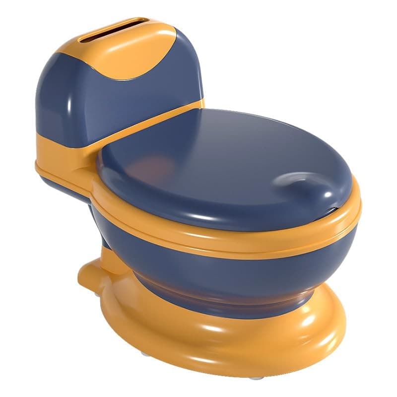 Olita Bebelusi, Flippy, pentru Copii 1 - 8 Ani, Model Toaleta Adulti, Colac Moale PVC, Compartiment Detasabil, Cutie