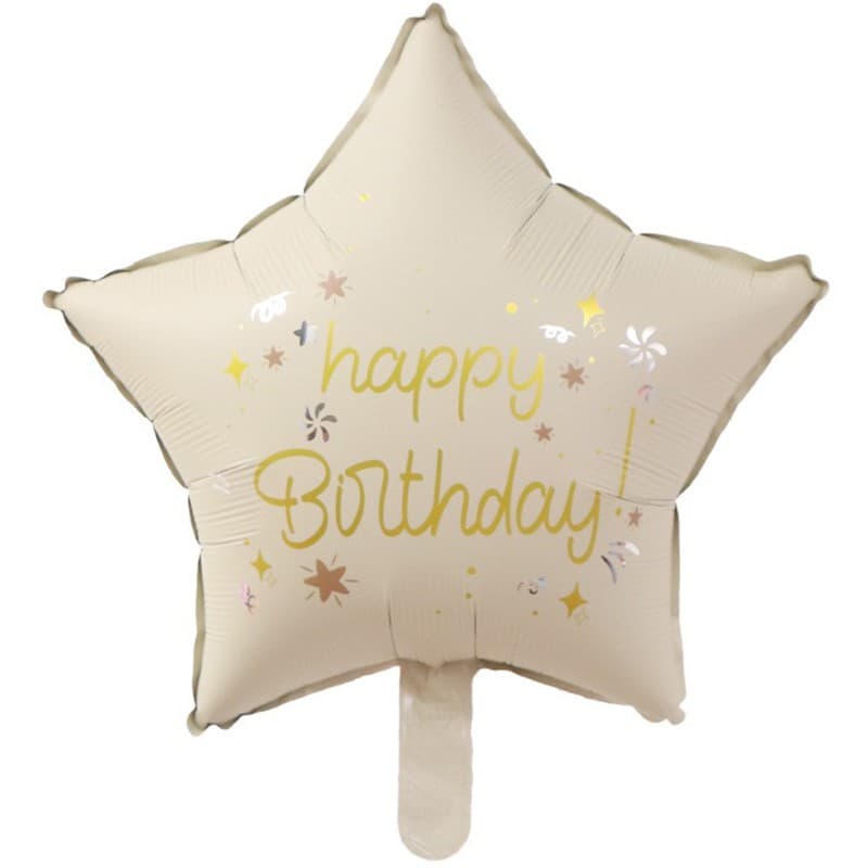Balon din Folie Metalizata, Flippy, Figurina Animata, Model Stea, 45 cm, Ambalaj Individual, Pai Inclus, Umflare cu Aer sau