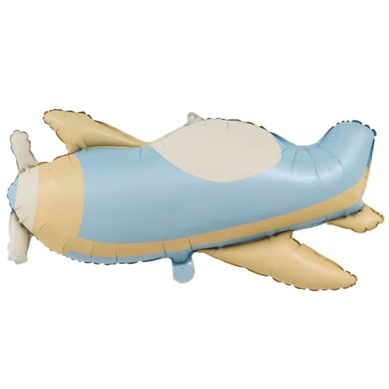 Balon din Folie Metalizata, Flippy, Figurina Animata, Model Avion, 78 x 42 cm, Ambalaj Individual, Pai Inclus, Umflare cu